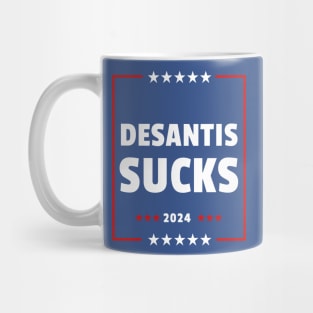 Desantis Sucks Anti Woke Agenda Liberal Mug